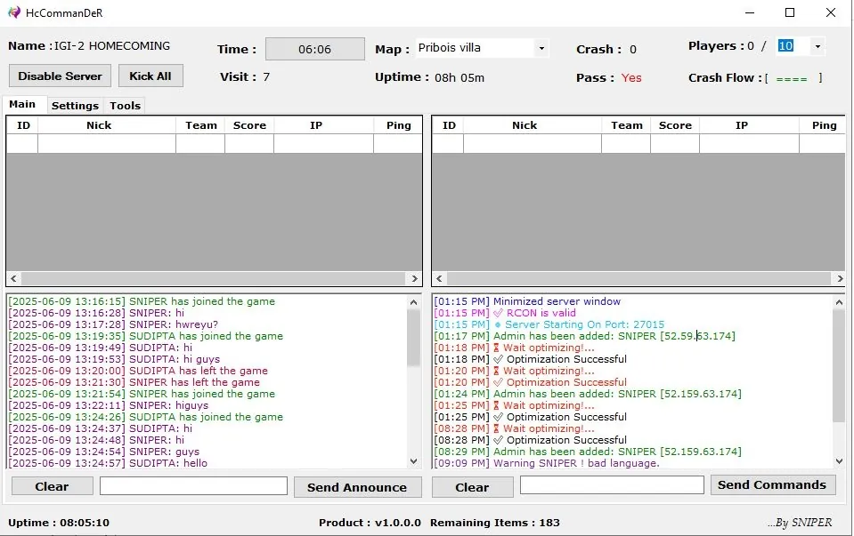 HcCommanDeR Screenshot